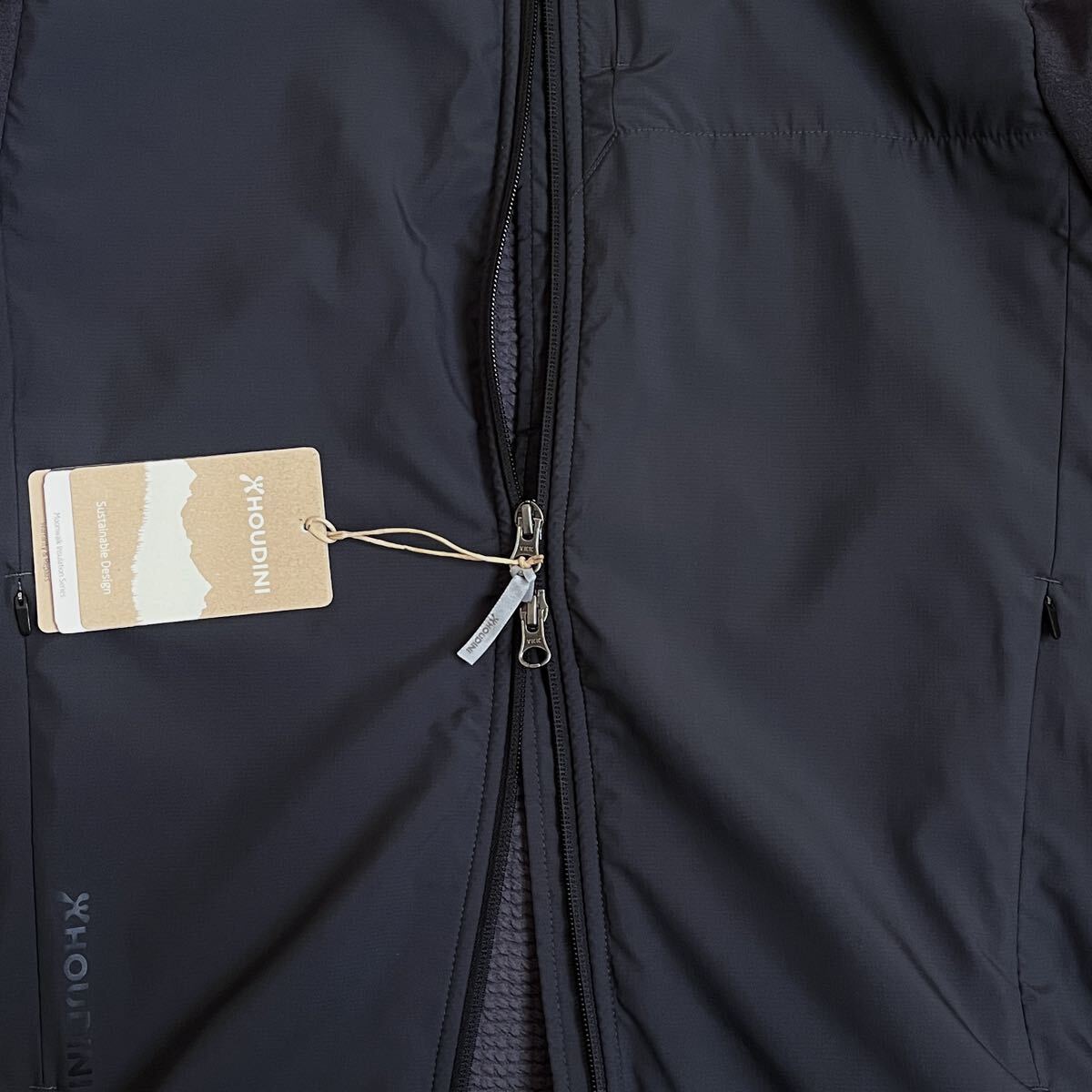 Houdini フーディニ M's Moonwalk Houdi ムーンウォーク フーディ フリース フード ジャケット パーカー アウトドア 登山 キャンプ 未使用_画像4