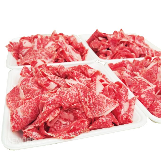 茨城県産常陸牛A5等級切落し500g冷凍 銘柄牛 すき焼き 肉じゃが用 赤身 国産牛 大容量 もも バラ ロース_画像5