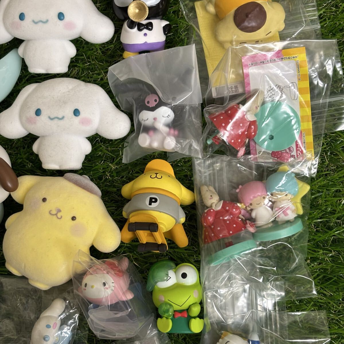 2819　サンリオ グッズ セット まとめ売り フィギュア ソフビ マスコット ハローキティ マイメロディ クロミ ポムポムプリン シナモロール_画像5