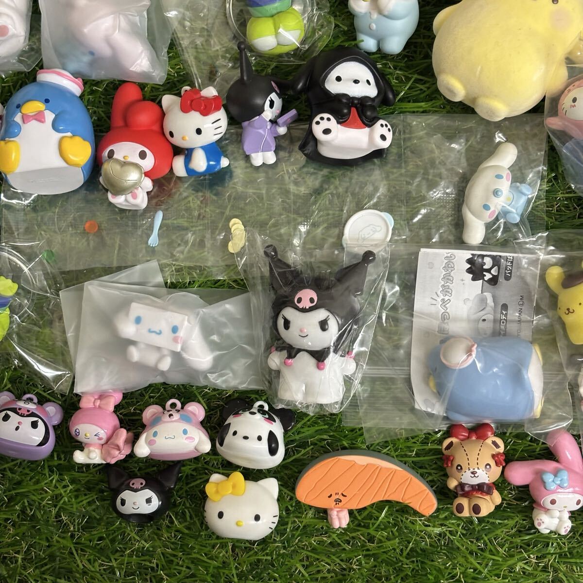 2819　サンリオ グッズ セット まとめ売り フィギュア ソフビ マスコット ハローキティ マイメロディ クロミ ポムポムプリン シナモロール_画像9