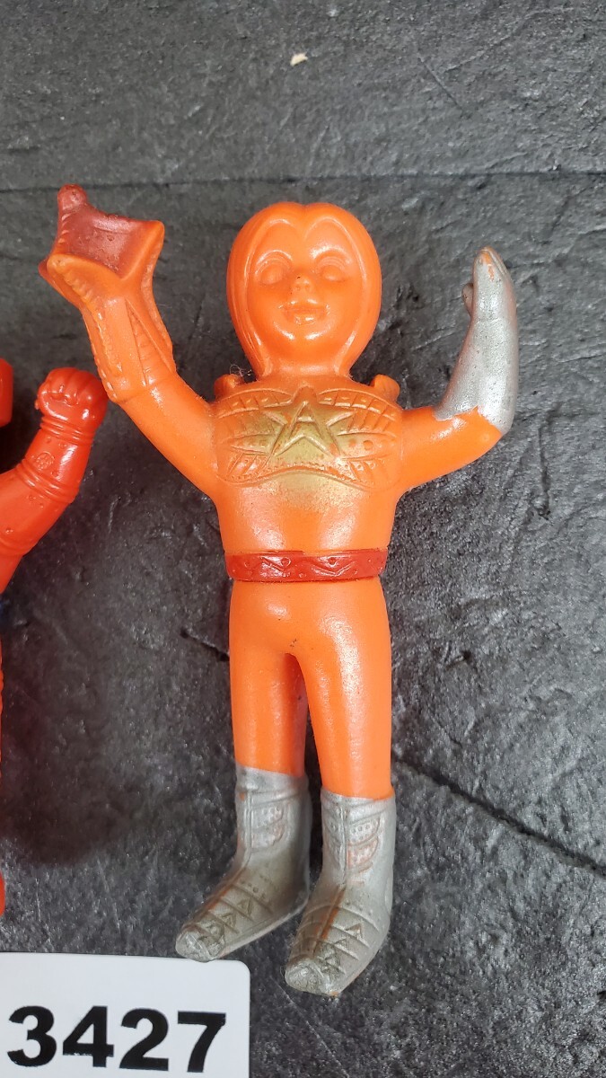 3427 当時物 中嶋製作所 ウルトラアクションボーイ アストロミュー5 ポピー レッドバロン まとめセット レトロ ビンテージ ソフビ_画像2