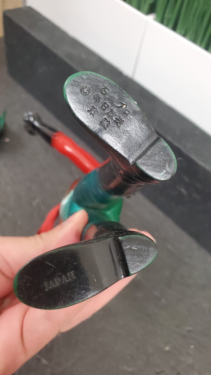 3413 当時物 仮面ライダー ポピー ソフビ 面取れ 昭和レトロ_画像7