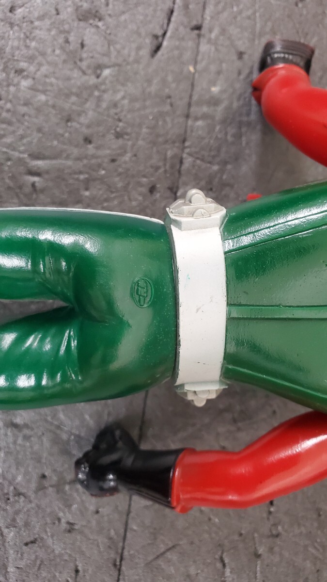 3413 当時物 仮面ライダー ポピー ソフビ 面取れ 昭和レトロ_画像8