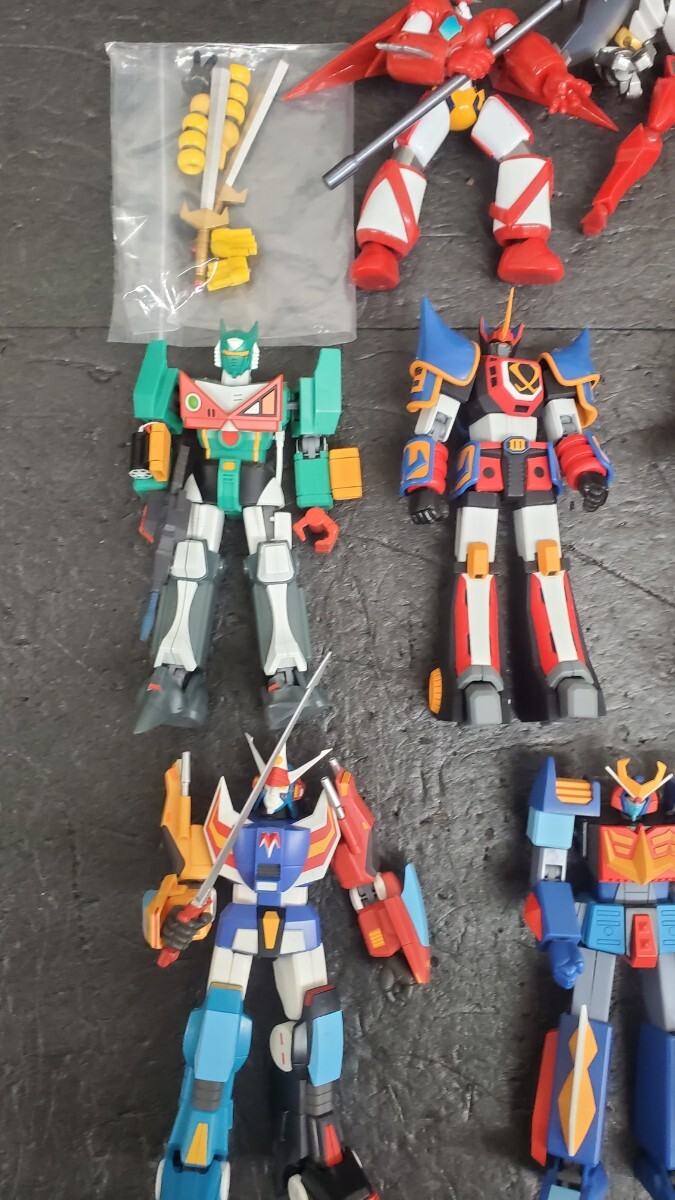 3358 フィギュアまとめセットライディーンバルディオスブライガーゲッターサスライガーなど 当時物 HGシリーズ ゲッターロボ ポピー_画像7