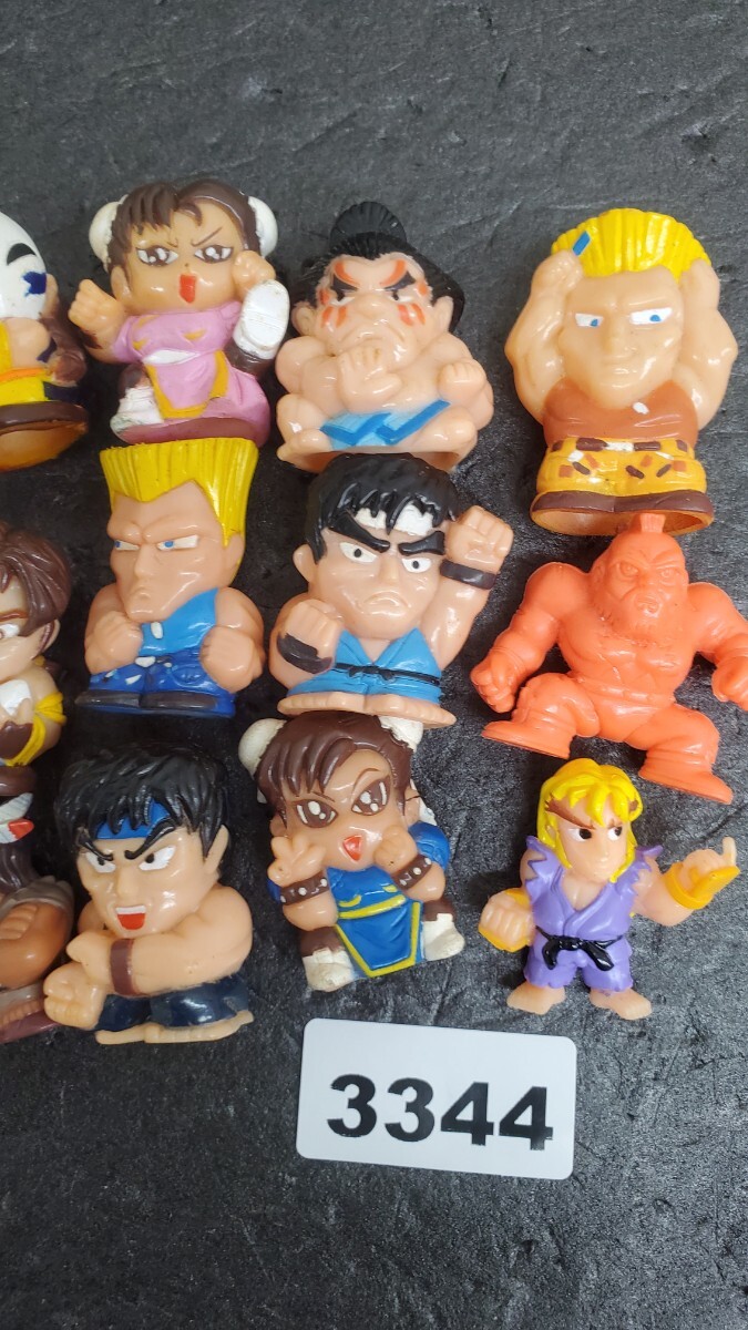 3344 ストリートファイター 当時物 指人形 フィギュア 食玩 ガチャ セット ソフビ ケン カプコン_画像5