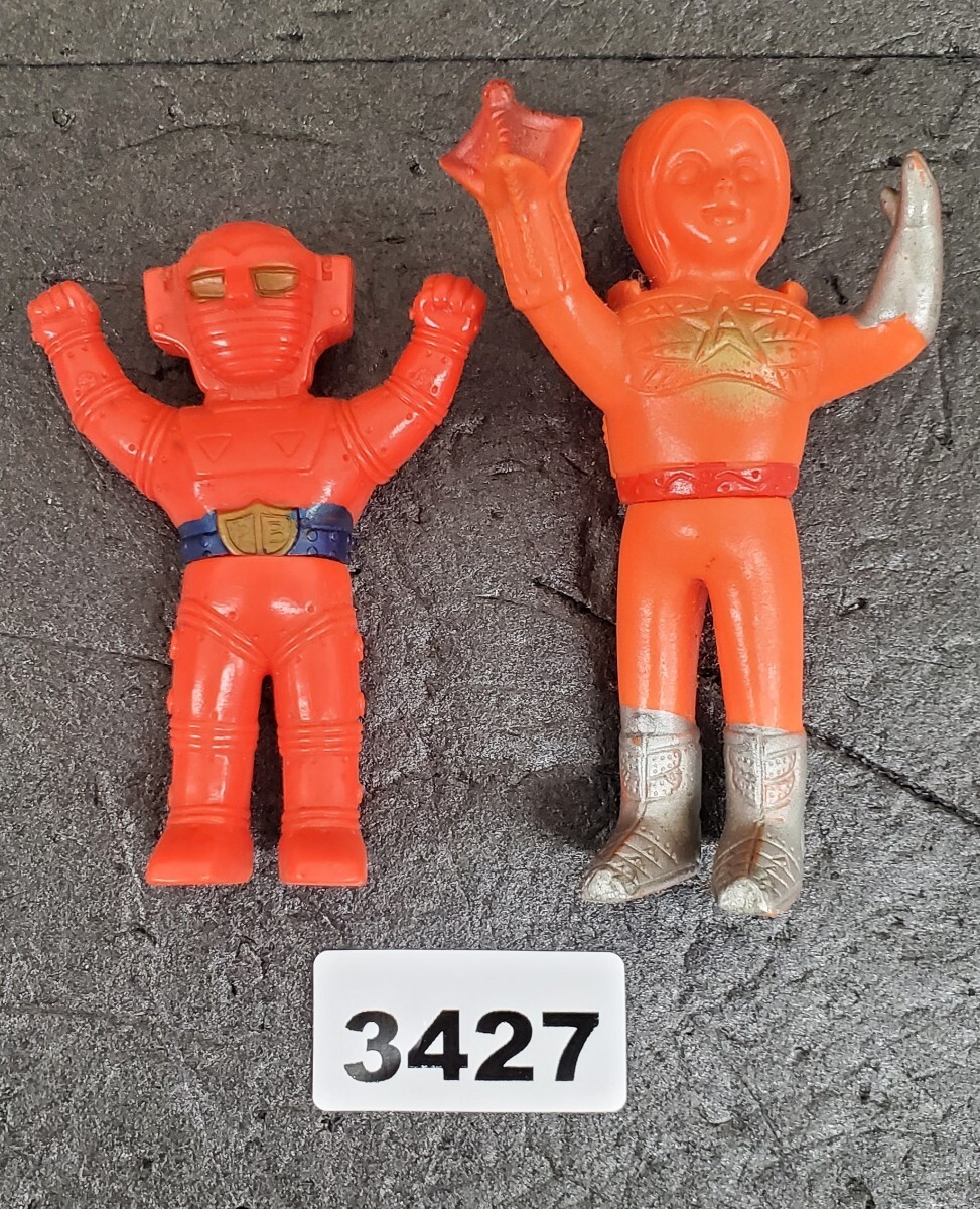 3427 当時物 中嶋製作所 ウルトラアクションボーイ アストロミュー5 ポピー レッドバロン まとめセット レトロ ビンテージ ソフビ_画像1