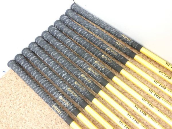 名器♪三浦技研 ミウラ MG CB-2001 SW-57B SW-57A FORGED / 3～9.P.A.S.S アイアン 11本 カーボンシャフト VIC’EVER FLEX-? 中古品♪Y0502_画像9