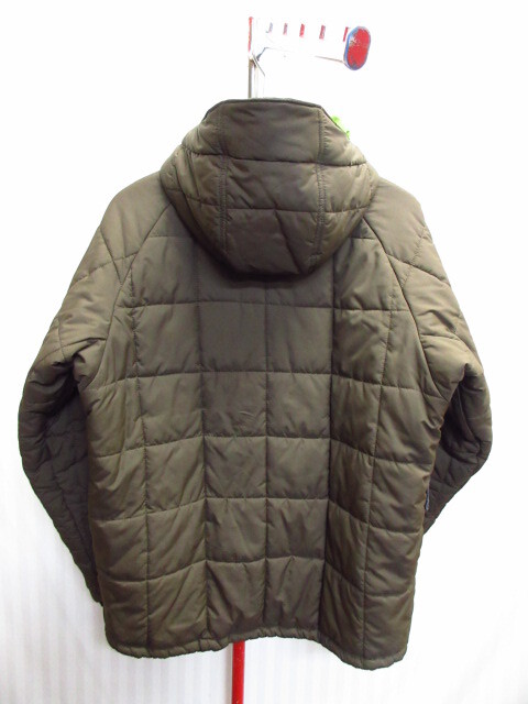 コロンビア 中綿ジャンパー メンズS L XL相当 キルティングジャケット 茶緑 保温防寒ジャンパー オーバーサイズ アウトドアフーディー11261_画像5