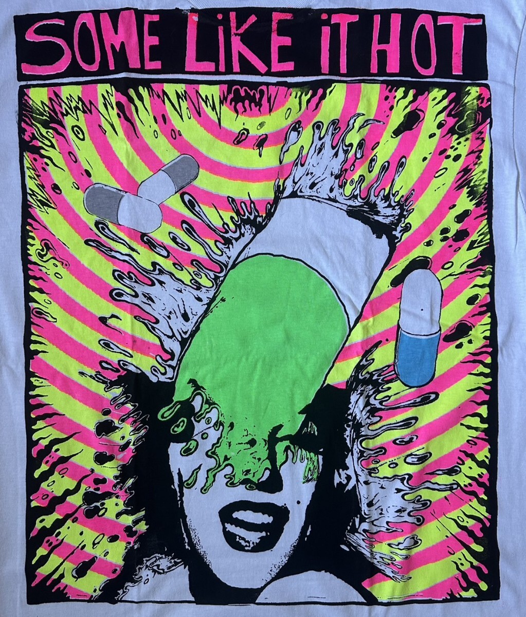 未着用品 BAKATEEE SOME LiKE iT HOT Tシャツ マリリンモンロー シルクスクリーン シリアルキラー bakateee 手刷りXL_画像2