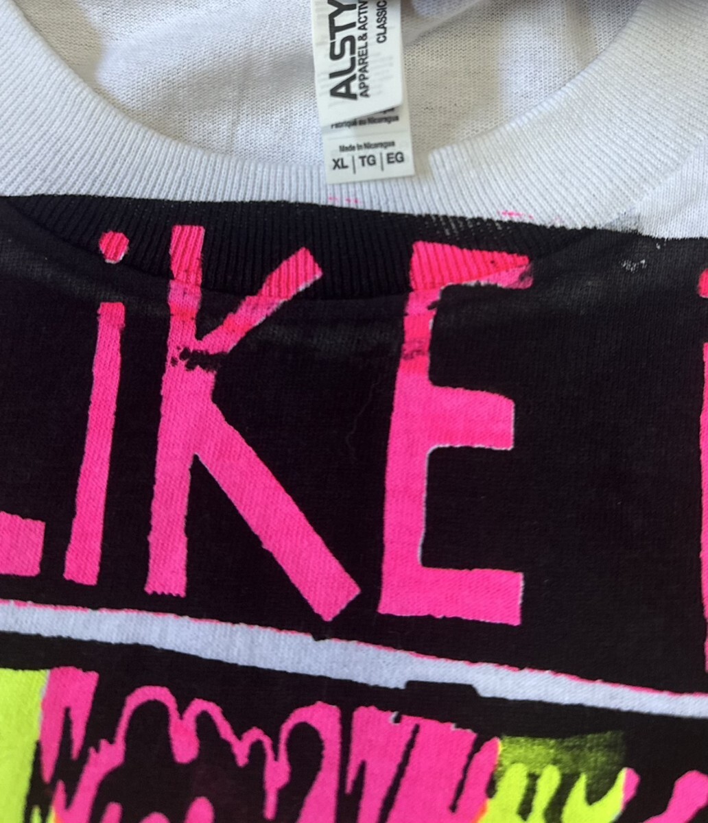 未着用品 BAKATEEE SOME LiKE iT HOT Tシャツ マリリンモンロー シルクスクリーン シリアルキラー bakateee 手刷りXL_画像7