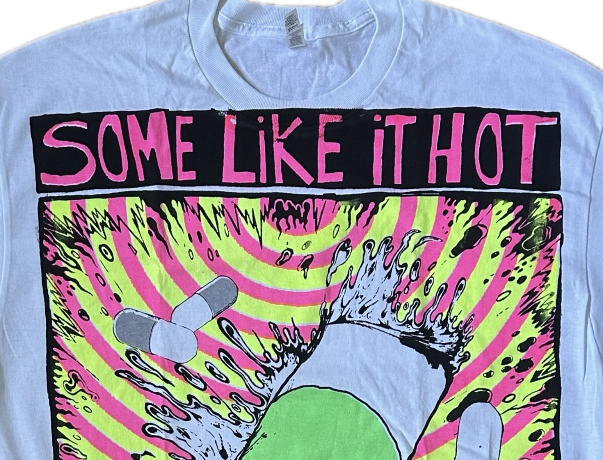 未着用品 BAKATEEE SOME LiKE iT HOT Tシャツ マリリンモンロー シルクスクリーン シリアルキラー bakateee 手刷りXL_画像4