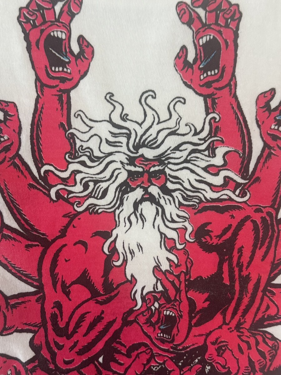 未着用品 BAKATEEE ハンゴップ スクリーミングハンド Tシャツ シルクスクリーン bakateee 手刷り スケートパロディ_画像5