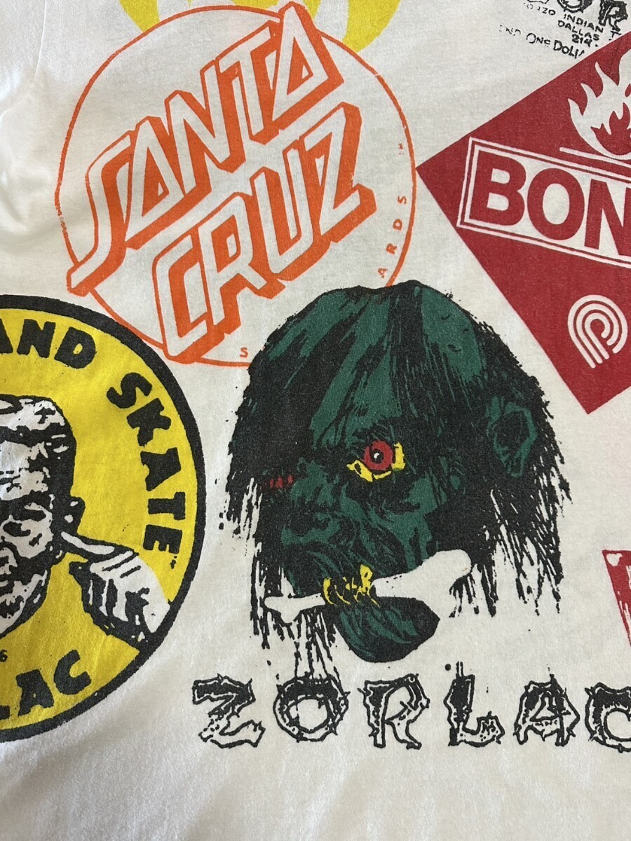 ZORLAC ゾーラック ブート スケートマルチ Tシャツ 2XL BONES ZORLAC パウエル マルチ thrasher santacruz THRASHER_画像4