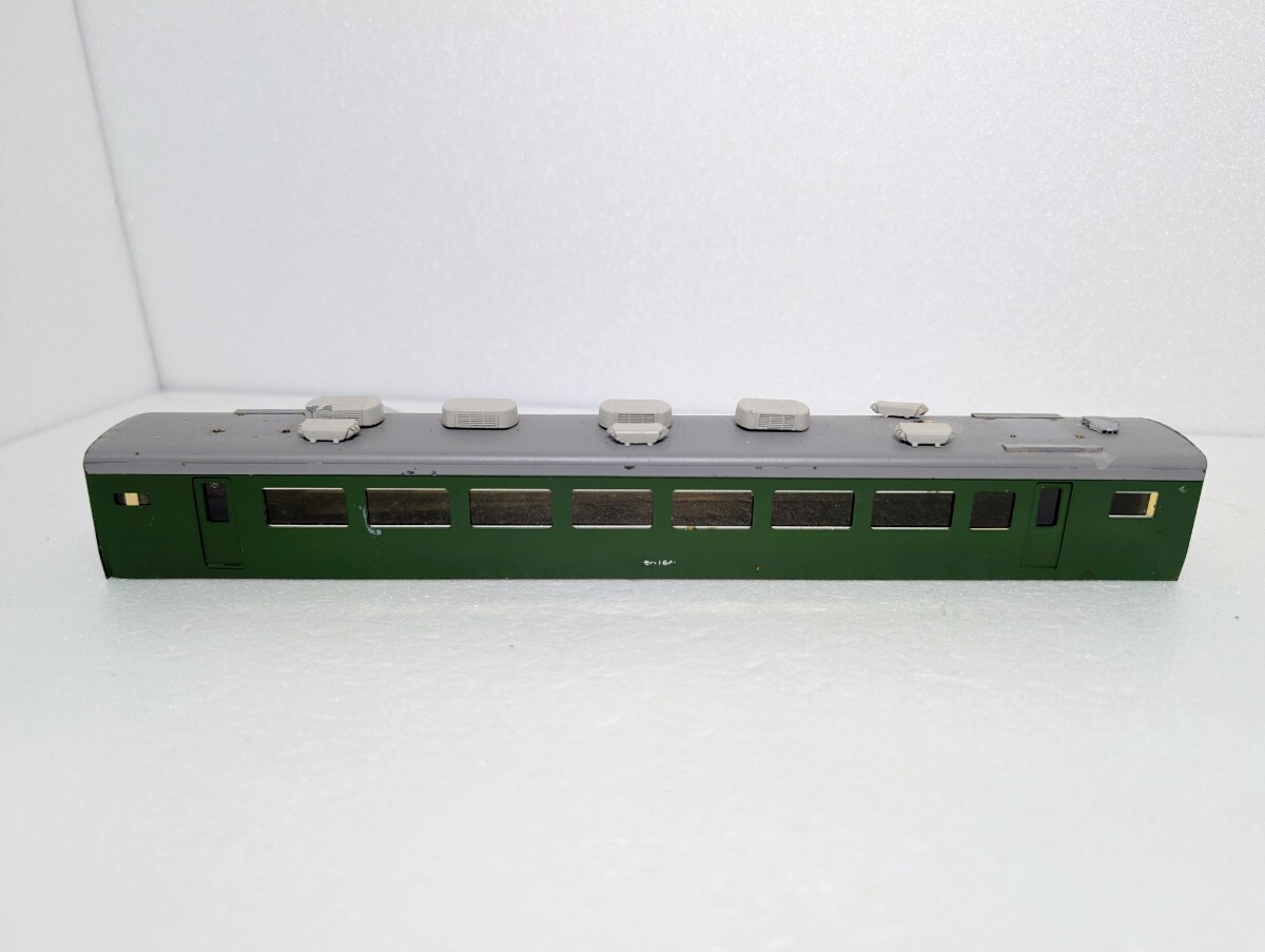 鉄道模型 モハ164 車体 真鍮製 室内灯 HOゲージ 車輌パーツ ジャンク_画像1