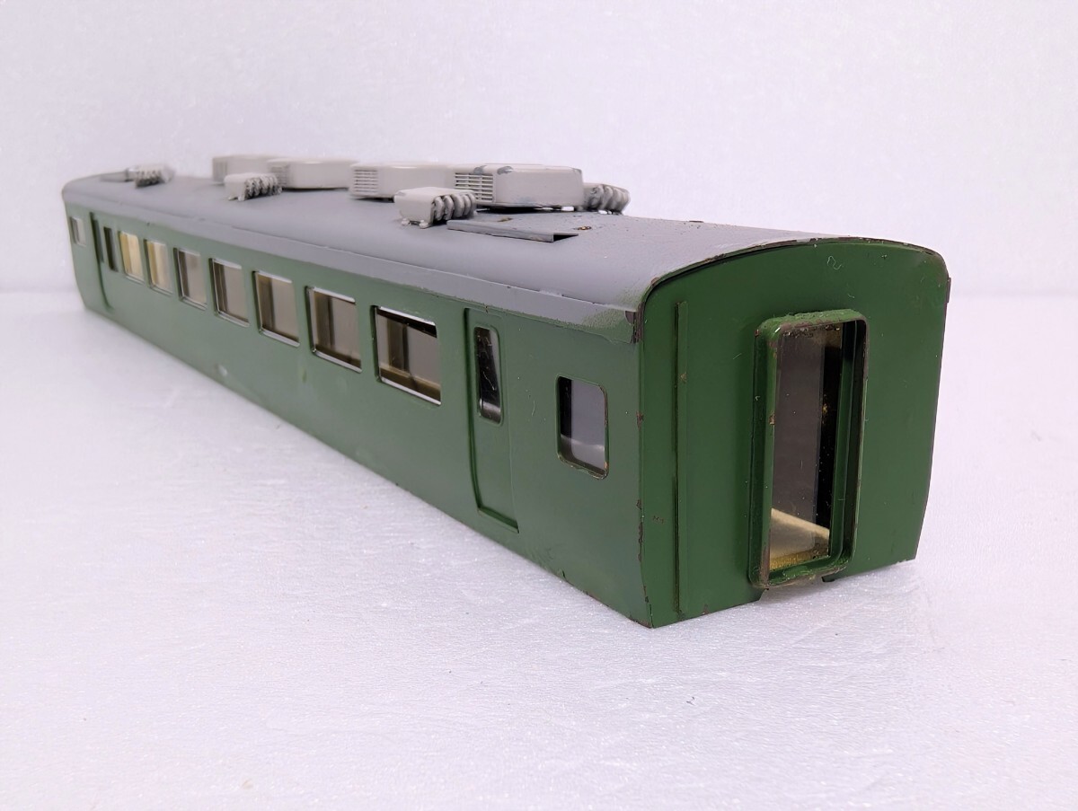 鉄道模型 モハ164 車体 真鍮製 室内灯 HOゲージ 車輌パーツ ジャンク_画像2