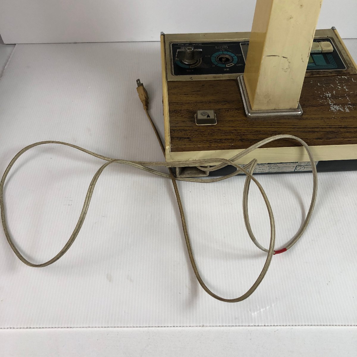 Y8-903 SANYO Sanyo Sanyo EF-6PZ вентилятор retro под дерево Aichi 140 размер 