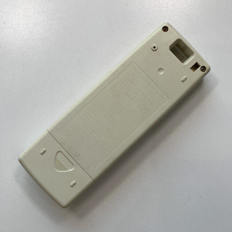 C2G130 【送料２５０円】エアコン リモコン / 三菱 MITSUBISHI NA043 冷房 暖房 動作確認済み★即発送★_画像3