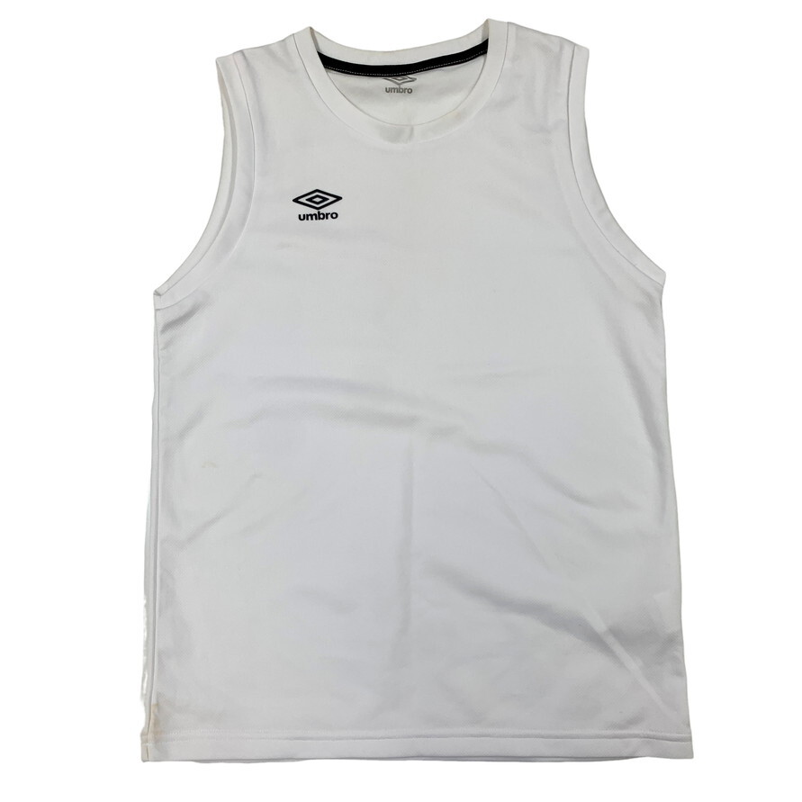 2505N-035 メンズ UMBRO アンブロ ホワイト タンクトップ M_画像1