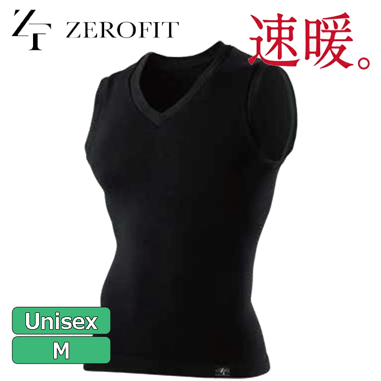 EON SPORTS HEATRUB ベスト【イオンスポーツ】【ヒートラブ】【速暖】【ブラック】【Mサイズ(男女兼用)】【Wear】_画像1