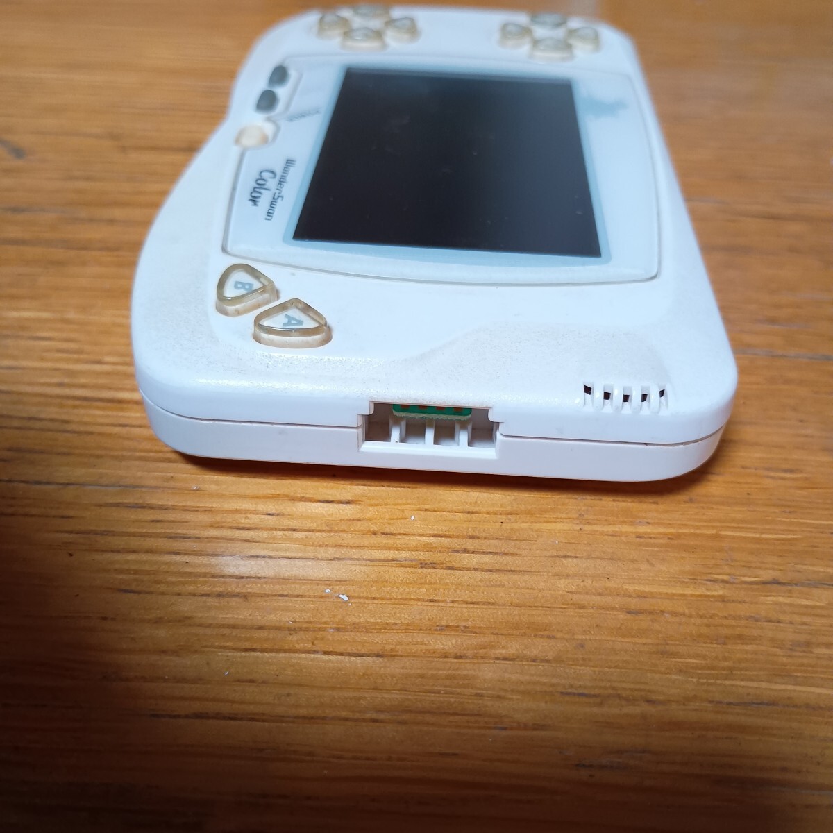 【電池ボックス欠品】【動作未確認品】送料無料 ワンダースワンカラー本体 ファイナルファンタジー同梱版_画像6