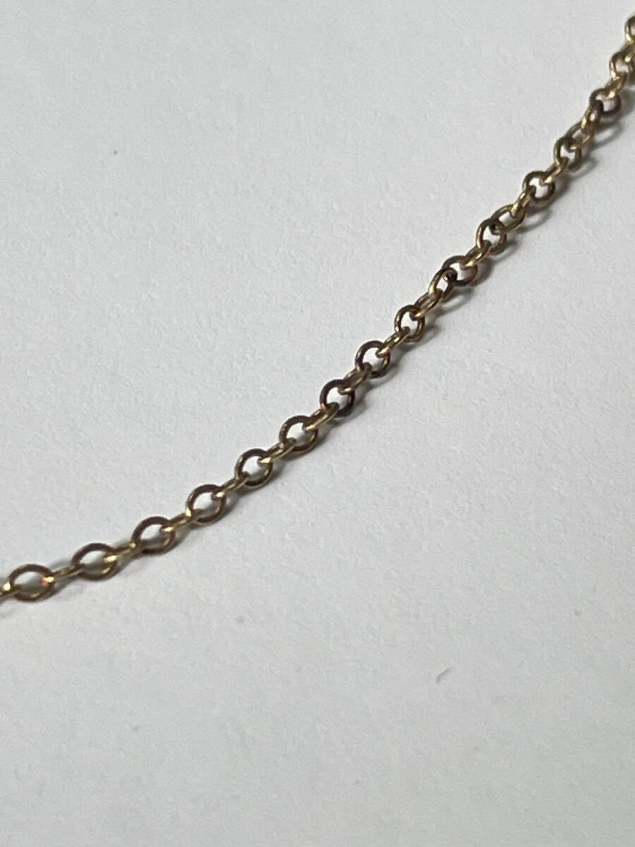 12k 刻印 ゴールドネックレス 約41cmレディースサイズ ユーズド品_画像3