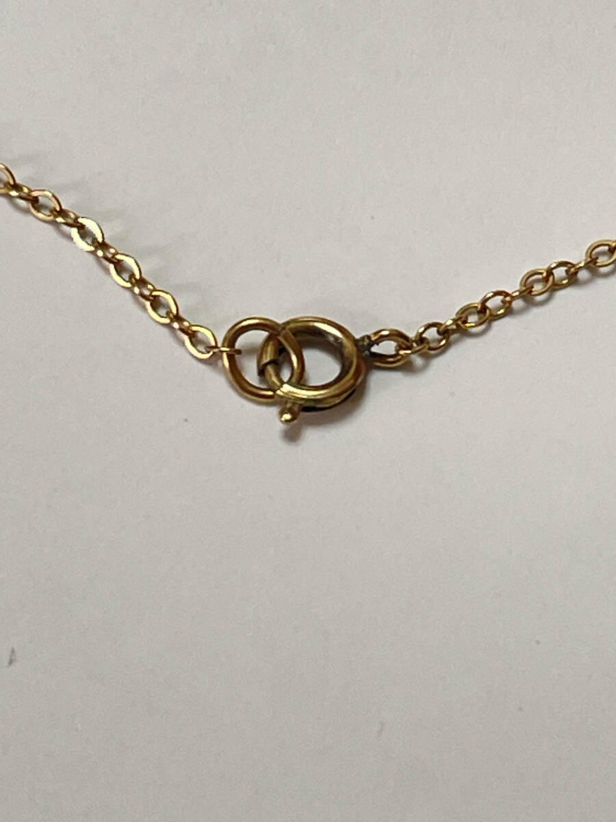 12k 刻印 ゴールドネックレス 約41cmレディースサイズ ユーズド品_画像4