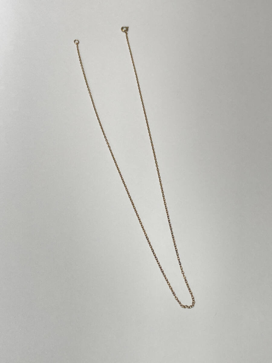 12k 刻印 ゴールドネックレス 約41cmレディースサイズ ユーズド品_画像5