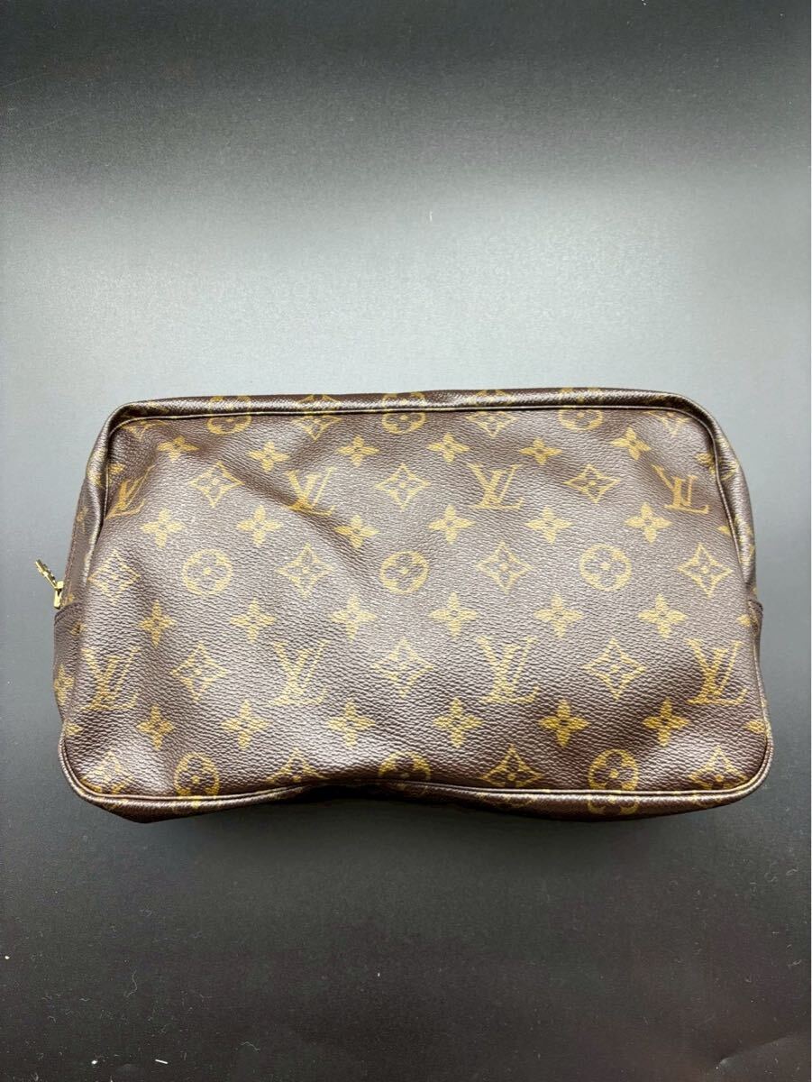 * прекрасный товар * Vuitton Louis Vuitton монограмма ручная сумочка косметичка VUITTON LOUIStu разрозненный towa let 