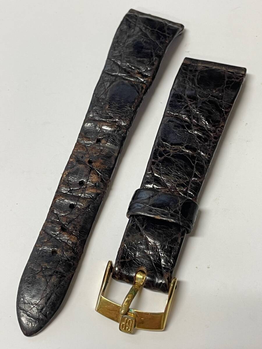 Girard-Perregaux ジラール・ペルゴ 時計 GP製 尾錠 16mm+革 ストラップ 20-16【現状】_画像1