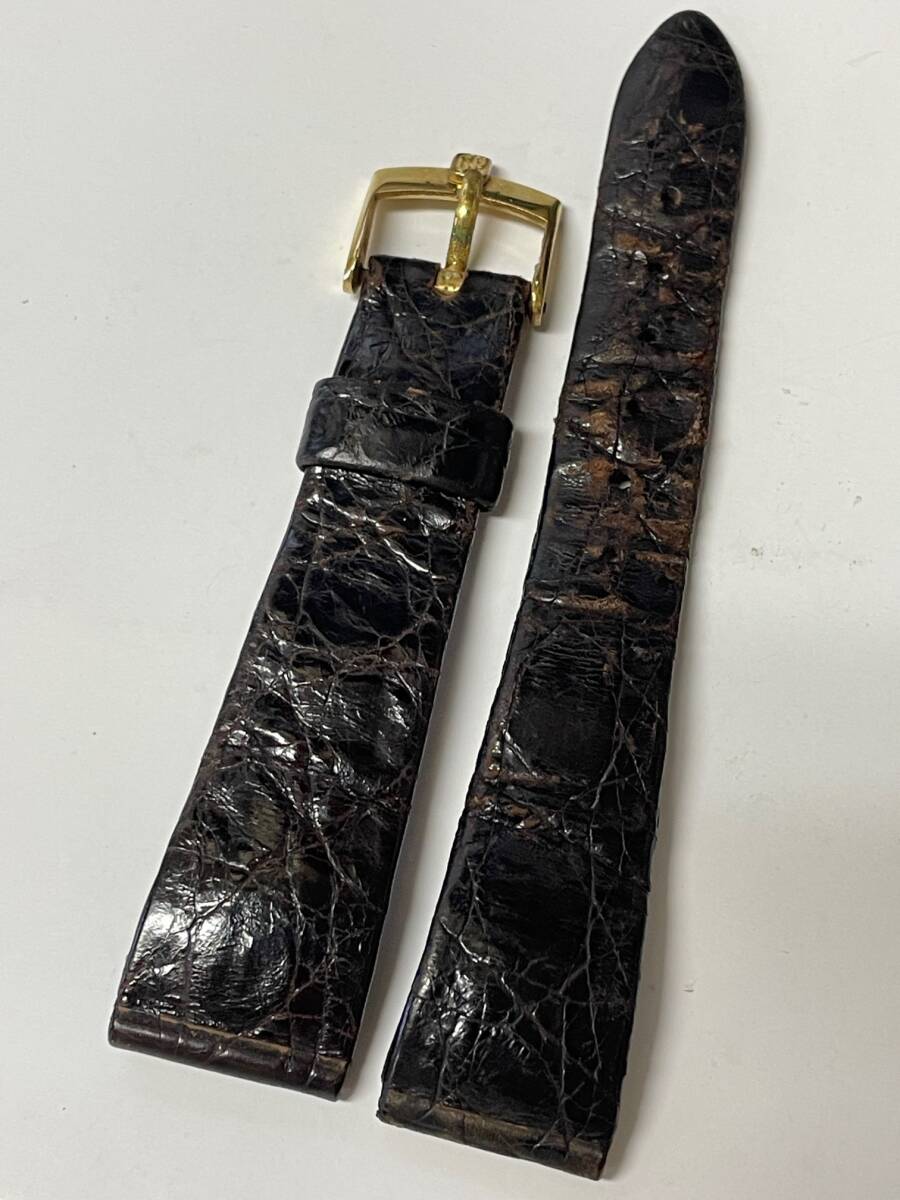 Girard-Perregaux ジラール・ペルゴ 時計 GP製 尾錠 16mm+革 ストラップ 20-16【現状】_画像2