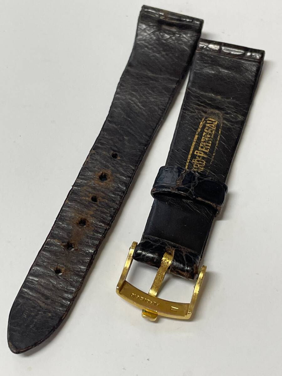 Girard-Perregaux ジラール・ペルゴ 時計 GP製 尾錠 16mm+革 ストラップ 20-16【現状】_画像4