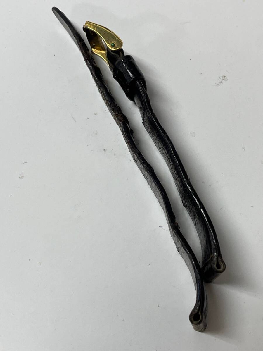 Girard-Perregaux ジラール・ペルゴ 時計 GP製 尾錠 16mm+革 ストラップ 20-16【現状】_画像8