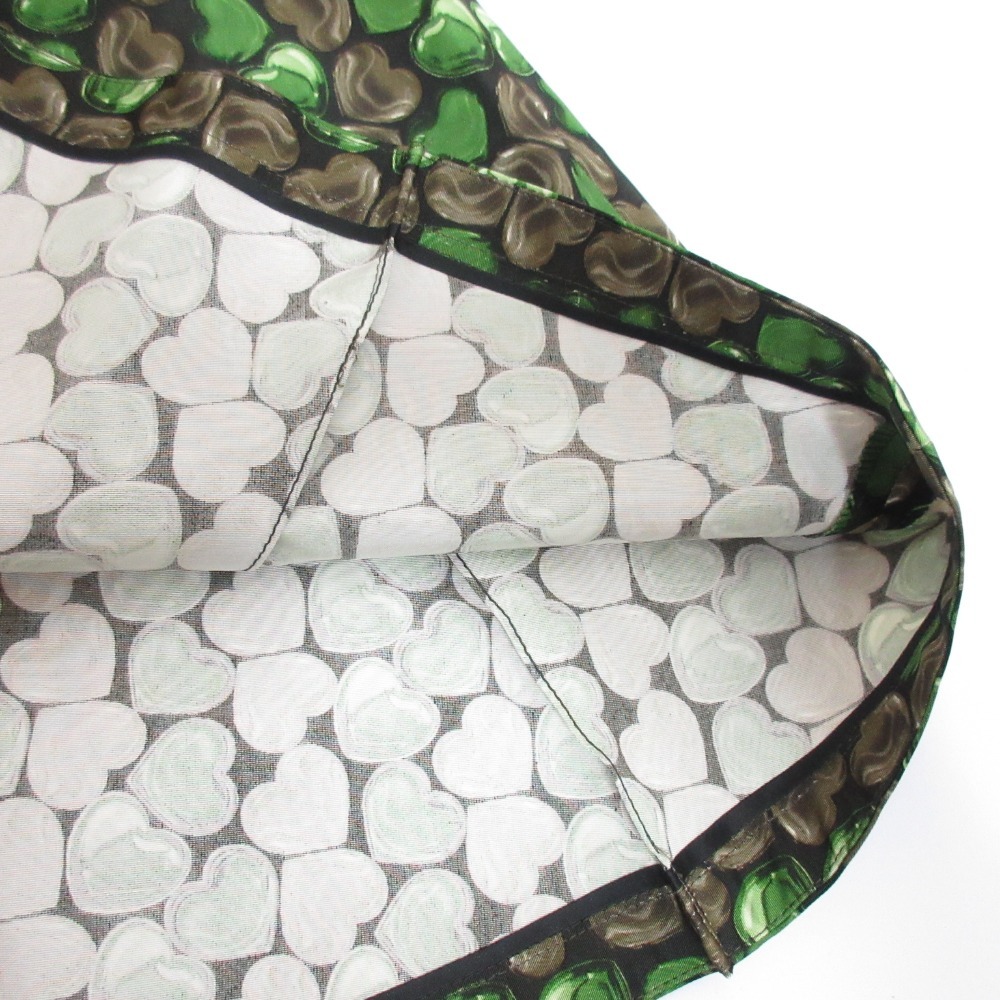  прекрасный товар PRADA Prada Heart gya The - flair юбка размер 40 зеленый 