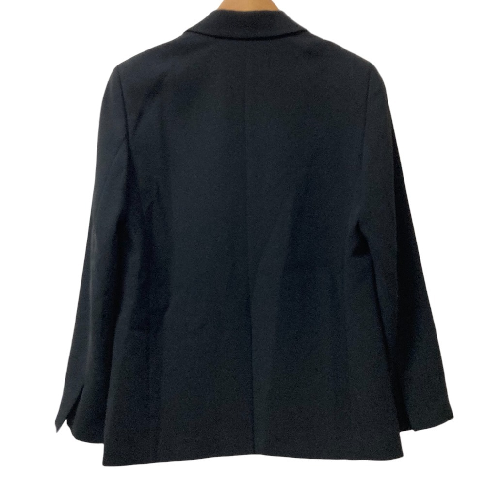 美品 25SS theory セオリー ADMIRAL CREPE RELAXED DB JKT ダブルジャケット サイズ2 ブラック_画像3