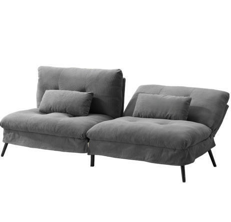 ソファベッド ソファ ベッド 組立て簡単 事務室用 サロン用 来客対応 2人 リクライニングソファ 背もたれ6段階 省スペース 一人暮 KU602_画像4