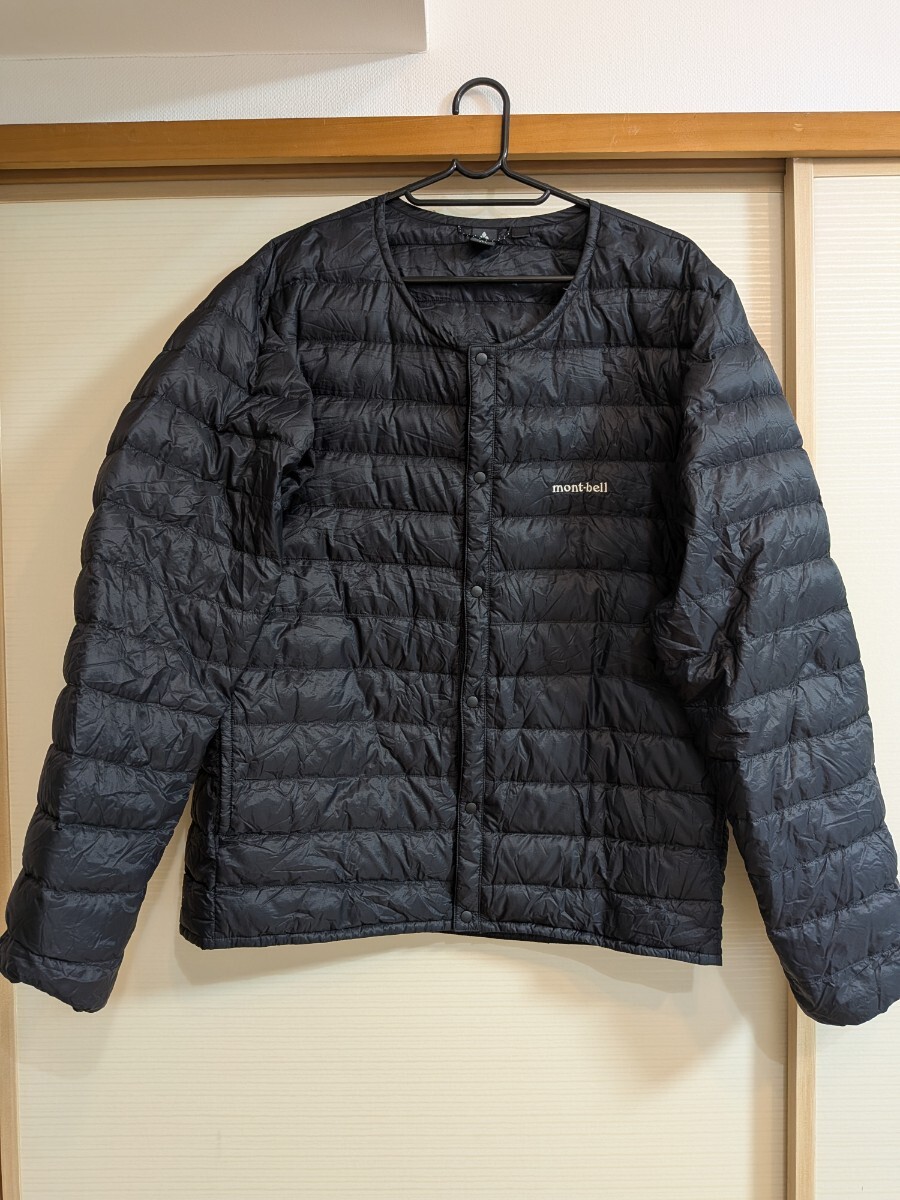 【美品】mont-bell スペリオダウン ラウンドネックジャケット　Lサイズ_画像1