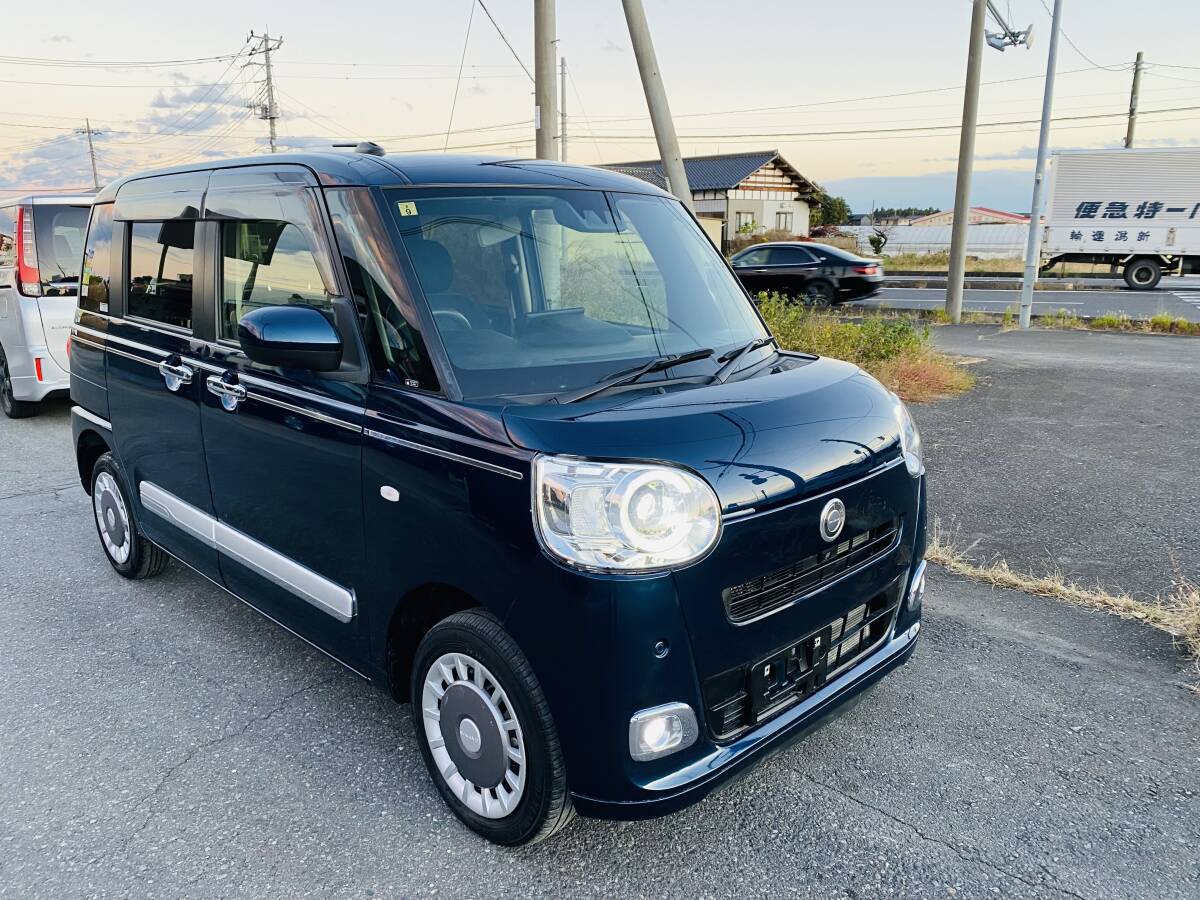 令和5年ムーヴキャンバス・ストライプG・実走行1万キロ/車検令和9年11月/2年車検付/9インチスマホ連携ディスプレイ /オールラウンドカメラ_画像1