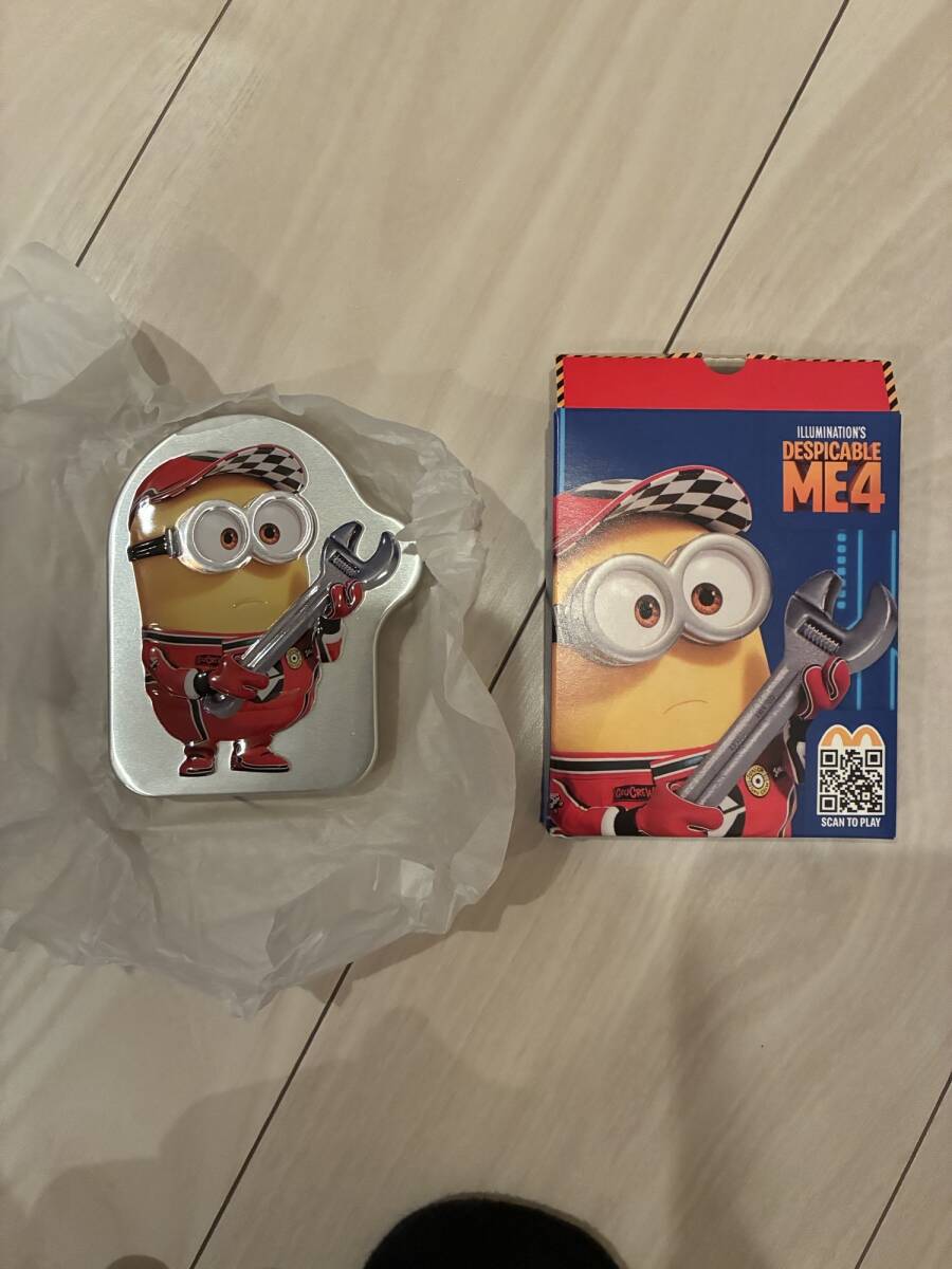 Minions ミニオンズ 収納ケース 缶 イギリスのマクドナルドで入手_画像1