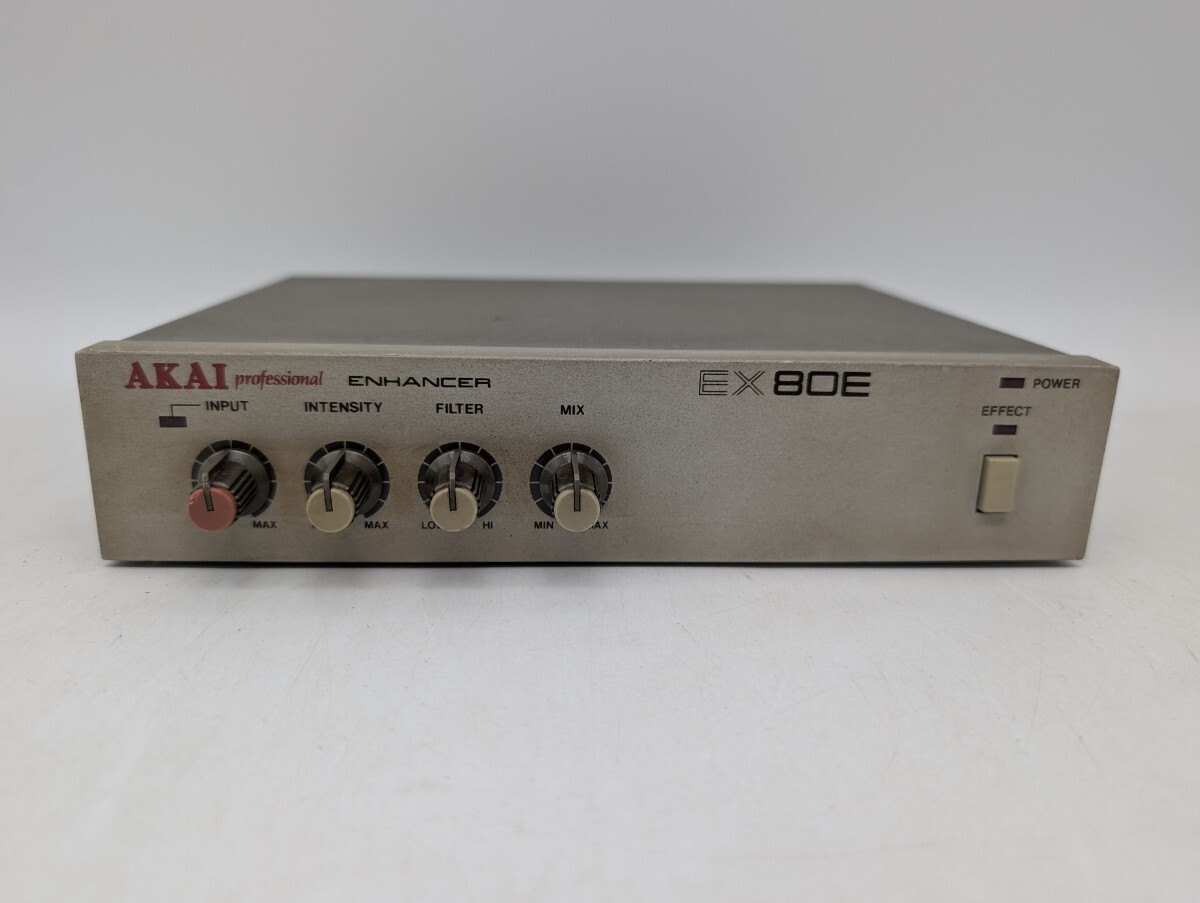 送料無料 AKAI EX80E エフェクター ENHANCER REHAUSSEUR FRANGILE 音響機器 オーディオ機器 赤井_画像1