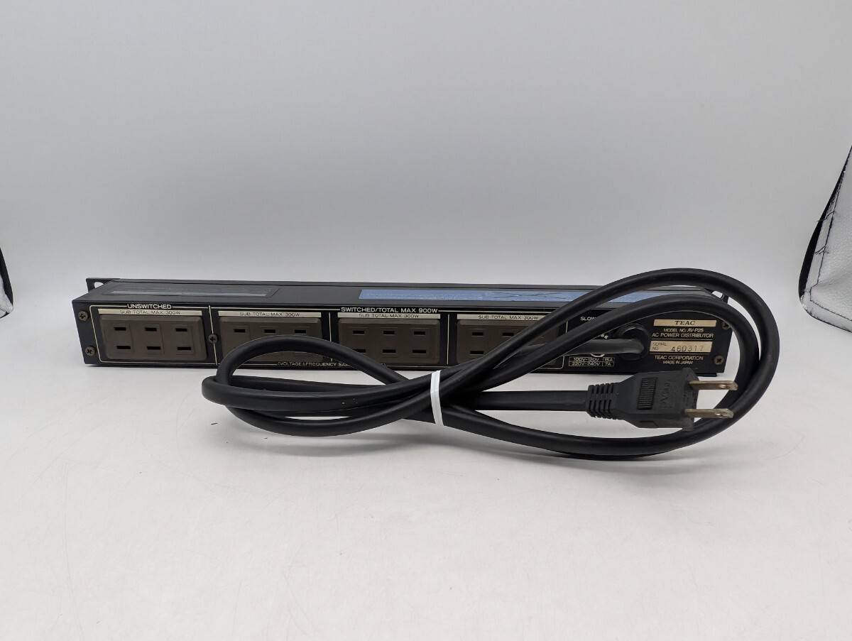 送料無料 TEAC AC Power Distributor AV-P25 ティアック パワーディストリビューター 音響機器 オーディオ機器_画像4