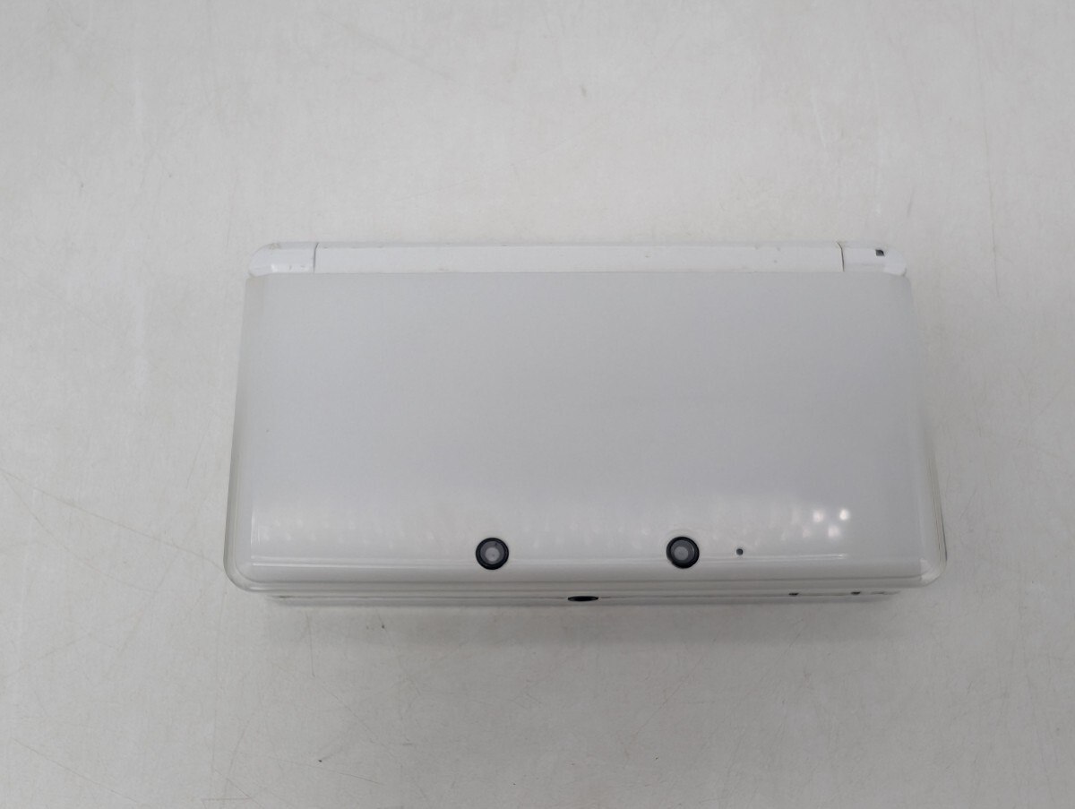 送料無料 動作品 Nintendo 任天堂 3DS CTR-001 ゲーム機本体 ホワイト WHITE 白_画像2