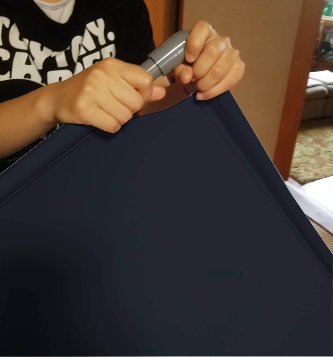 サーブ＆レシーブ上達くん 静かに壁打ち練習　ダークグレー（濃い灰色）説明書付き_画像3