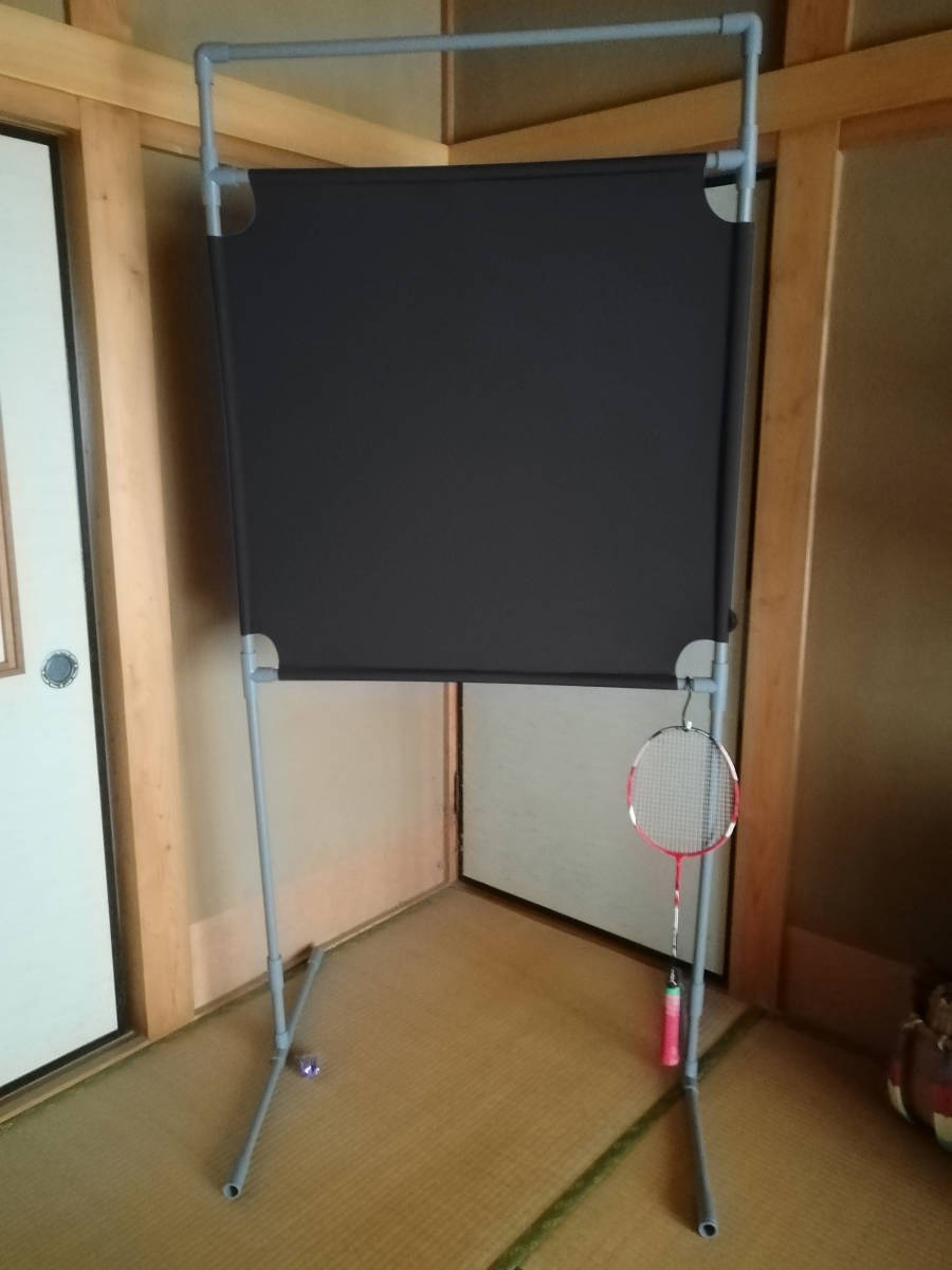 サーブ＆レシーブ上達くん 静かに壁打ち練習　ダークグレー（濃い灰色）説明書付き_画像2