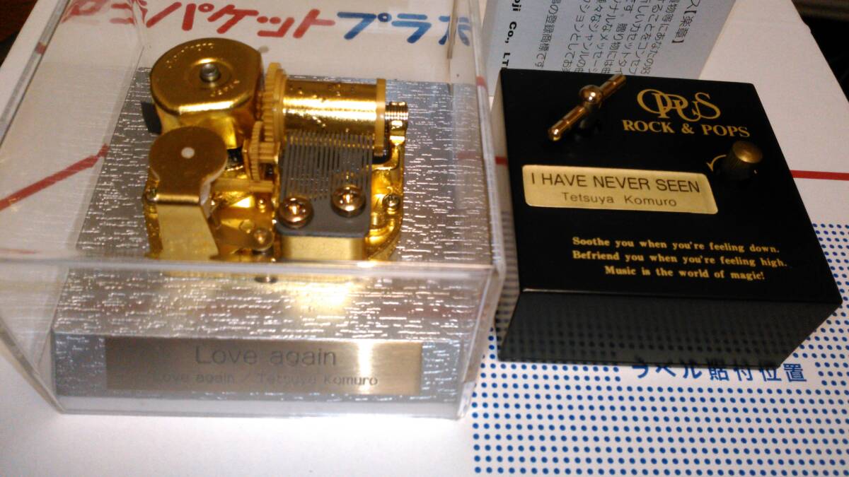 Sankyo музыкальная шкатулка Amuro Namie I HAVE NEVER SEEN.globe Love again комплект Komuro Tetsuya Tetsuya Komuro