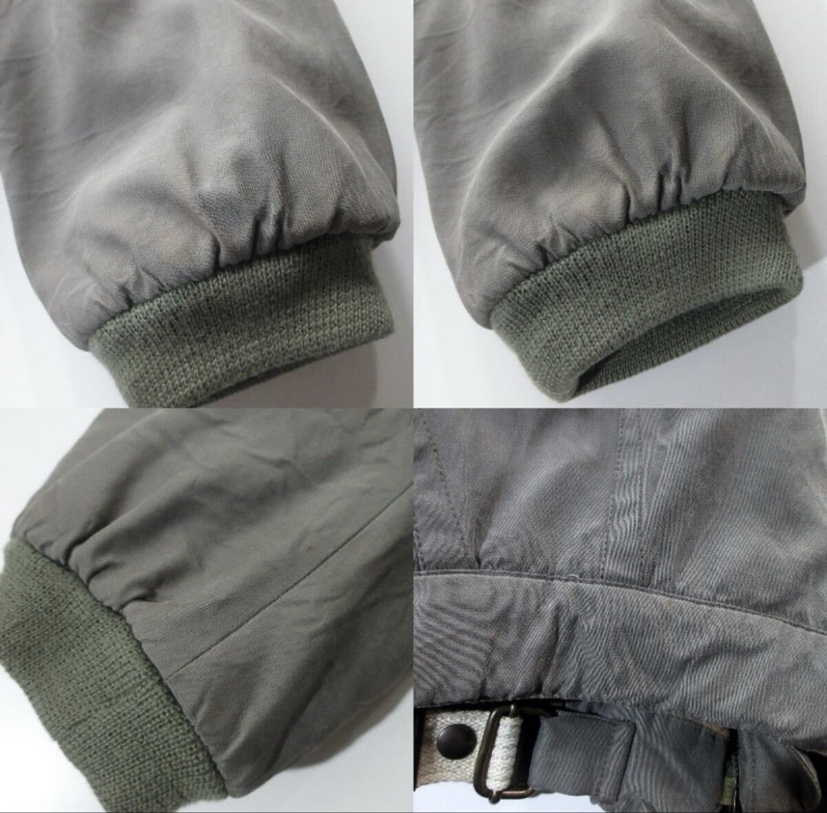 GIORGIO ARMANI ジョルジオ アルマーニ90s ボンバージャケット 50 オリーブ MADE IN ITALY MA-1タイプ フライトジャケット_画像9