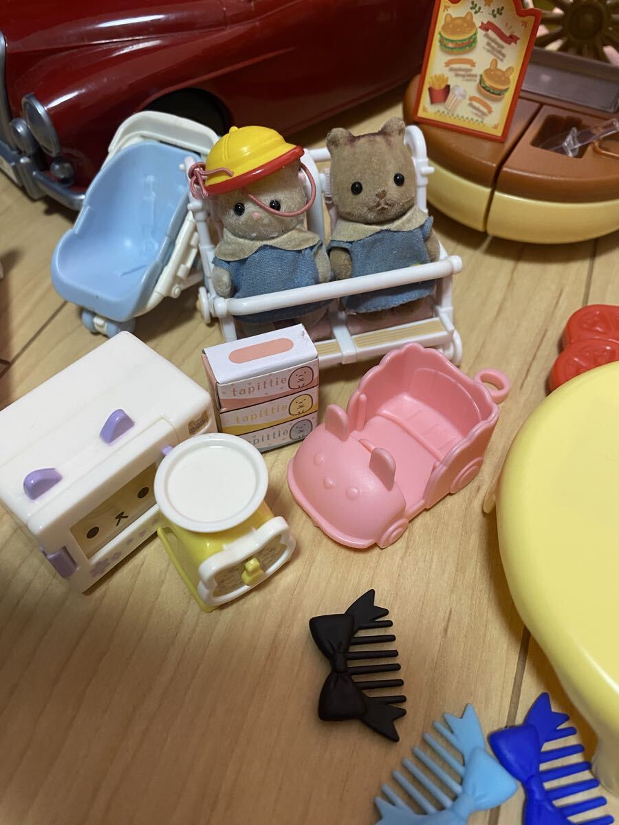 シルバニア ファミリーカー ハンバーガーワゴン セット まとめ売り_画像3
