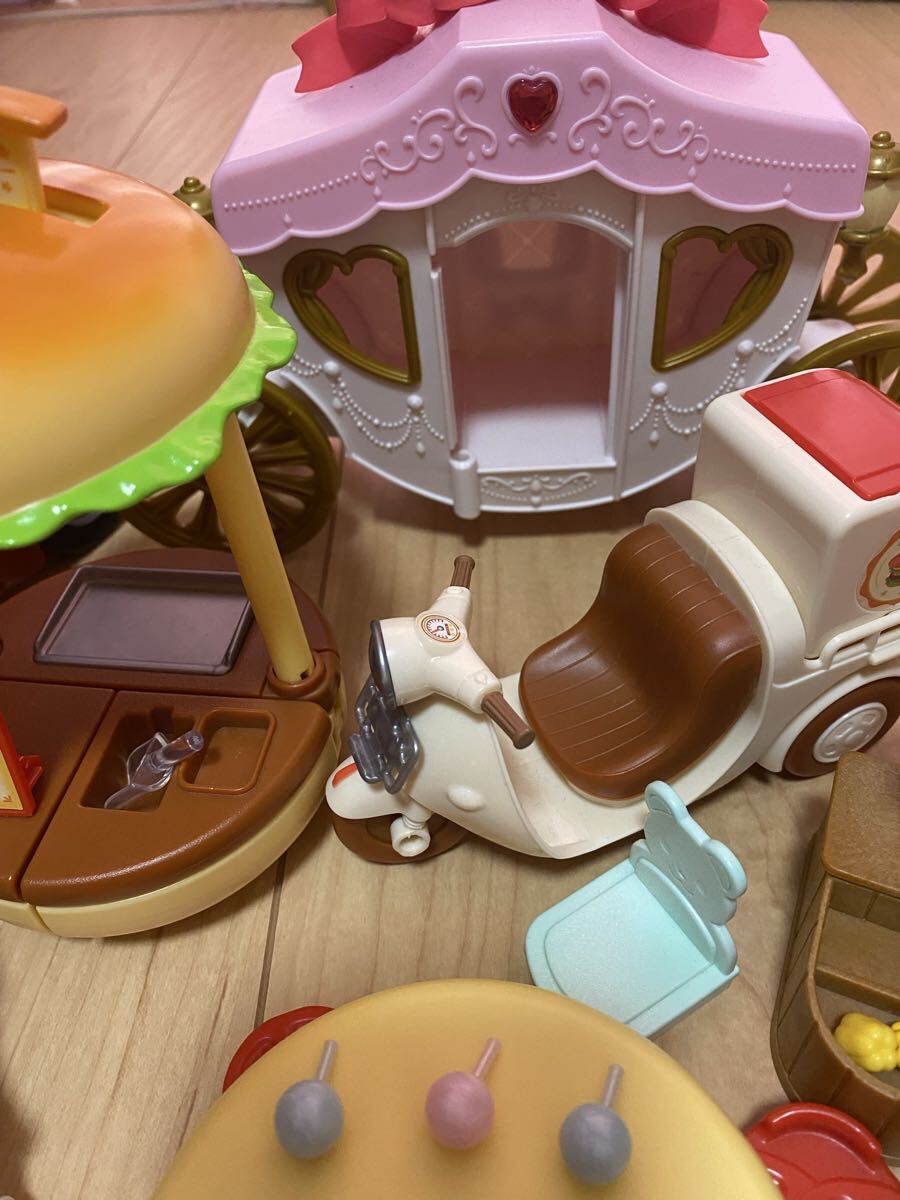シルバニア ファミリーカー ハンバーガーワゴン セット まとめ売り_画像4