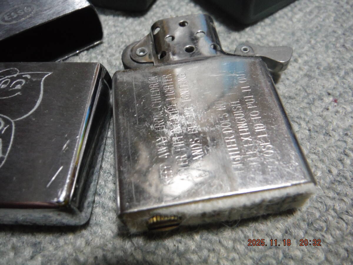  Zippo ジッポ Manufacturing Co.Bradford.PA.USA ライター ESSO その他　3ヶ　クリックポスト_画像5