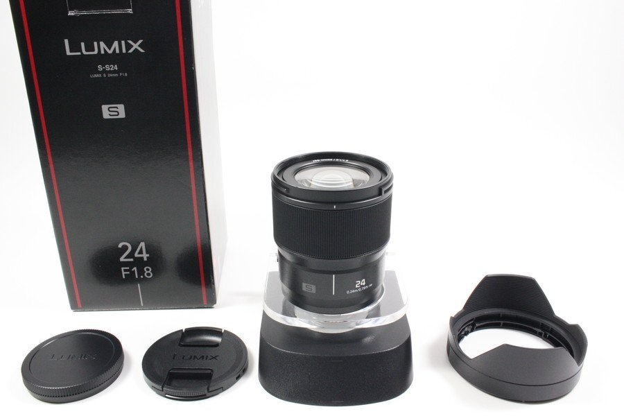 【 HORITA CAMERA 】A(極上品) 3352 Panasonic Lumix S 24mm F1.8 201704 パナソニック 単焦点 フルサイズ対応 大口径 明るいF値 元箱付き_画像1