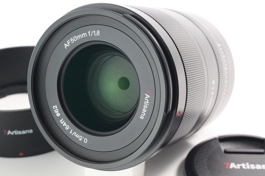 【 HORITA CAMERA 】AA(新品級) 3521 七工匠 7artisans 50mm F1.8 AF 241795 ソニー SONY E用 単焦点 フルサイズ対応 大口径 元箱付き_画像2
